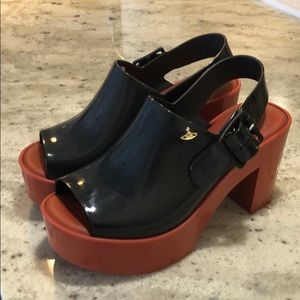 MELISSA x VIVIENNE WESTWOOD Wedge. NEVER WORN!